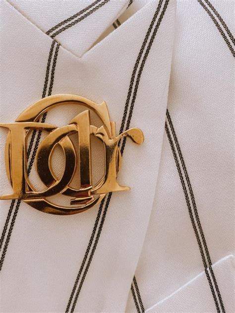 cintura dior monogram vintage indossata|Vintage Christian Dior Monogram Brooch .